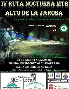 Guadarrama acoge este mes la ruta nocturna MTB  Alto de La Jarosa