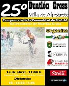 El Duatlon Cross Villa de Alpedrete celebra este año su 25º edición
