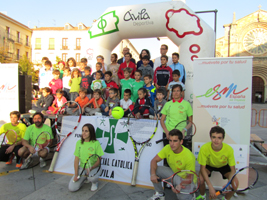 Gran acogida del clinic de Tenis de “España se Mueve” en Ávila