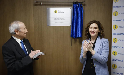 Díaz Ayuso inauguró las nuevas instalaciones de la Clínica CEMTRO 