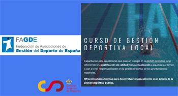 Convocada la 2ª edición del curso de gestión deportiva local de FAGDE